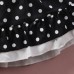【0M-18M】Cute Cartoon And Polka Dot Print Round Neck Short Sleeve Dress