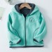 【2Y-13Y】Kids Casual Polar Fleece Hooded Jacket - 31116