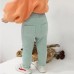 【12M-6Y】Girls Solid Color Comfortable Cotton Leggings