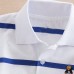 【18M-12Y】Boys Casual Striped Cotton Fabric Long Sleeve Polo Shirt