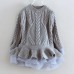 【2Y-8Y】Girl Sweet Long Sleeve Sweater - 33250