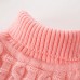 【18M-9Y】Kids Fashion Bear Pattern High Quality Fleece Thickened Funnel Neck Sweater - 9108