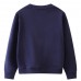 【18M-7Y】Kids Simple Solid Color Cotton Round Neck Long Sleeve Sweatshirt