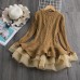 【2Y-8Y】Girl Sweet Long Sleeve Sweater - 33250