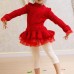 【2Y-8Y】Girl Sweet Long Sleeve Sweater - 33250