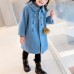 【18M-9Y】Girls Fashion Lapel Breasted Coat - 3171