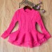 【2Y-8Y】Girl Sweet Long Sleeve Sweater - 33250