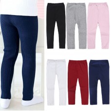 【18M-7Y】Girls Fashion Cotton Knit Leggings