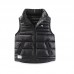 【3Y-10Y】Unisex Solid Color Quilted Cotton Keep Warm High Neck Vest Coat