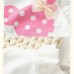 【9M-7Y】2-piece Girls Polka Dot Print Long-sleeved T-shirt And Pants Set - 34276