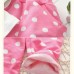 【9M-7Y】2-piece Girls Polka Dot Print Long-sleeved T-shirt And Pants Set - 34276