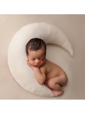 Newborn Photography Props Moon  shape Pillows With Stars Full  moon Baby Photo Shoot Accessories Posing Props Creative Props