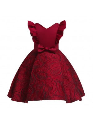 Kids Girls Formal Party Princess Dress