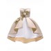 Girls Kids Bow Embroidered Sleeveless Princess Dress