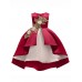 Girls Kids Bow Embroidered Sleeveless Princess Dress