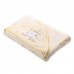 93 93cm Newborn Baby Wrapped Spring Autumn Winter Supplies Thick Warm Flannel Quilt Towel  Light Yellow Giraffe