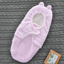 Thicken Bag Towel Newborn Quilt Baby Blanket  Pink