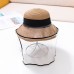 Kids   Little Kids 3  10ys  Bow Straw Hat Child Protective Hat Baby Sunscreen Sun Hat