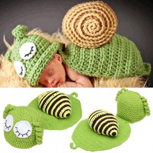 Knitted Snail Photography Prop Kid Baby Decorate Clothing